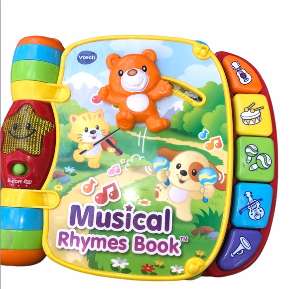 Children’s musical rhymes interactive learning book vtech - Picture 6 of 6